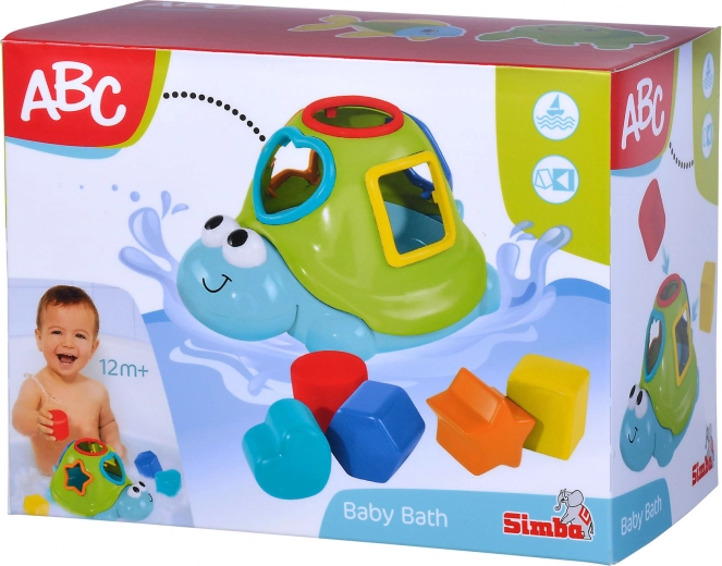 Pływający żółwik do wesołej kąpieli