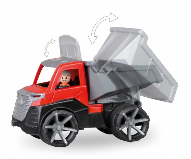 Auto Truxx 2 ciężarówka wywrotka plastikowa 26cm z figurką 27x15x16cm 24m+