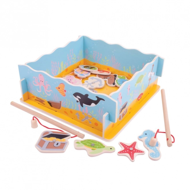 Bigjigs Toys Magnetyczne łowienie rybek