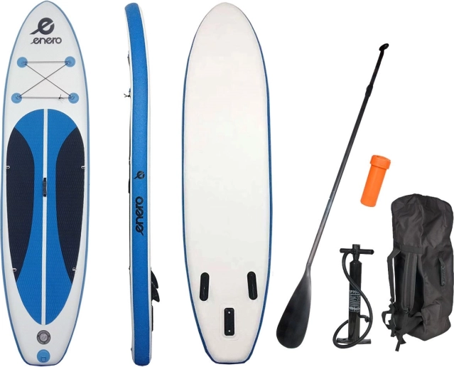 Paddleboard niebiesko-biały ENERO 300x76x15