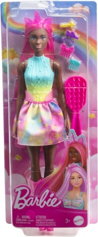 Barbie jednorożec – lalka z ekstra długimi włosami i akcesoriami do czesania