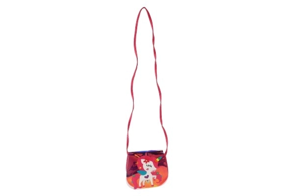 Torebka/torba tęczowy jednorożec plastik 4 kolory w woreczku 17x15x3cm