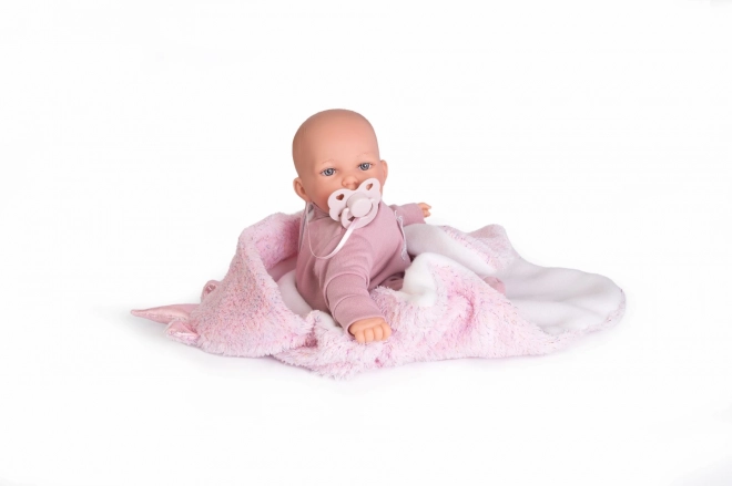 Antonio Juan 12238 PETIT - realistyczna lalka z dźwiękami i miękkim materiałowym ciałem - 27 cm
