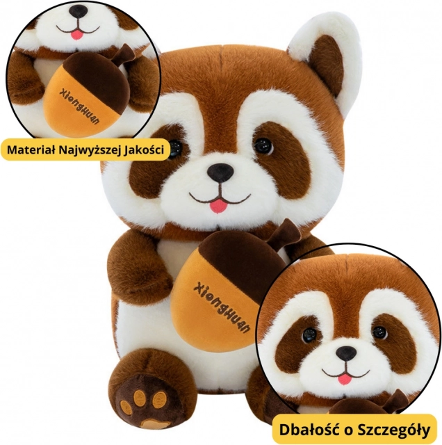 Pluszowa maskotka Szop z żołędziem 23 cm