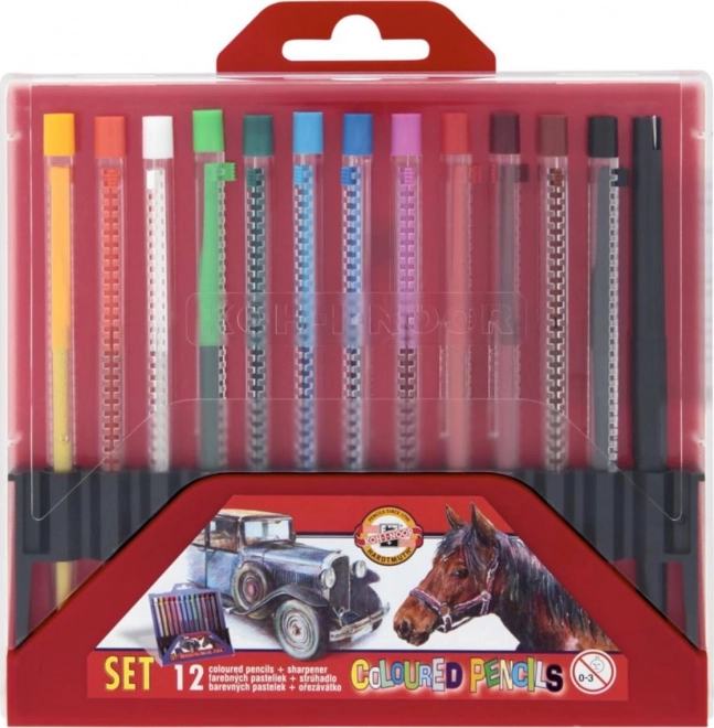 KOH-I-NOOR Mechaniczne kredki 12 szt.