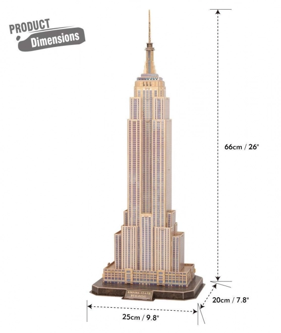 3D puzzle Empire State Building N.G.