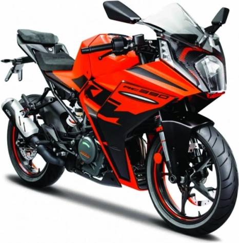 Metalowy model KTM RC 390 1:12