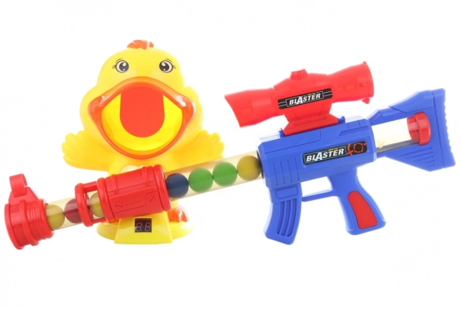 Pistolet na kulki z liczącą kaczką