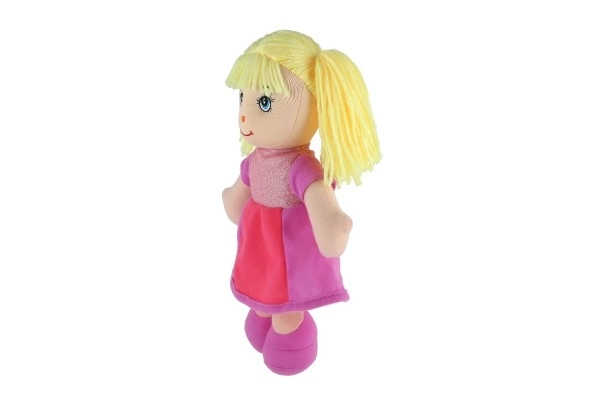 Lalka Culinka szmaciana z blond włoskami tkaninowa 32cm 0m+