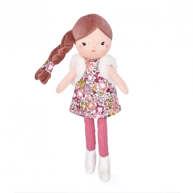 Doudou Jolijou Lalka Julia 25 cm różowa