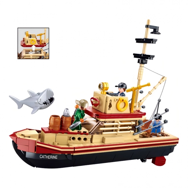 Sluban ModelBricks M38-B1118 Łódź rybacka Catherine