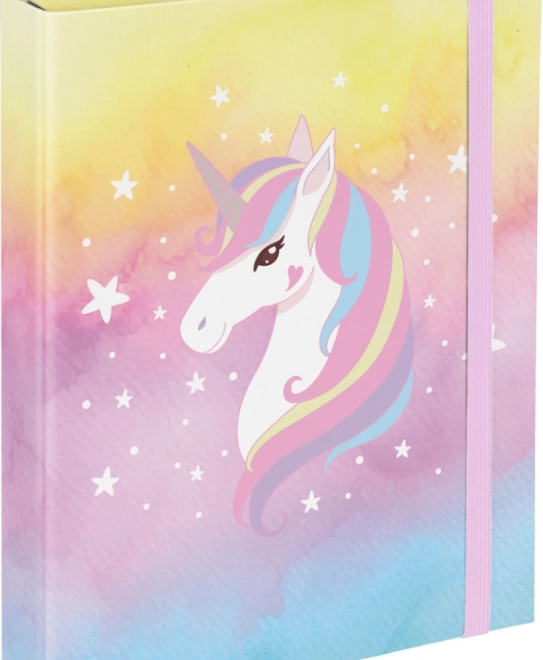 Teczki na zeszyty szkolne A5 Rainbow Unicorn