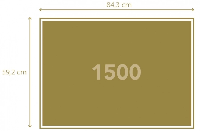 Puzzle 1500 elementów Compact Rzym