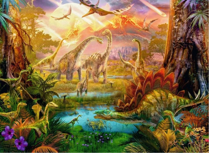 Puzzle z motywem Dinoland od Ravensburger, 500 elementów