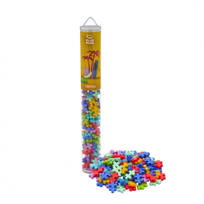 Zestaw kreatywny Plus-Plus Tropical mix 100 szt.