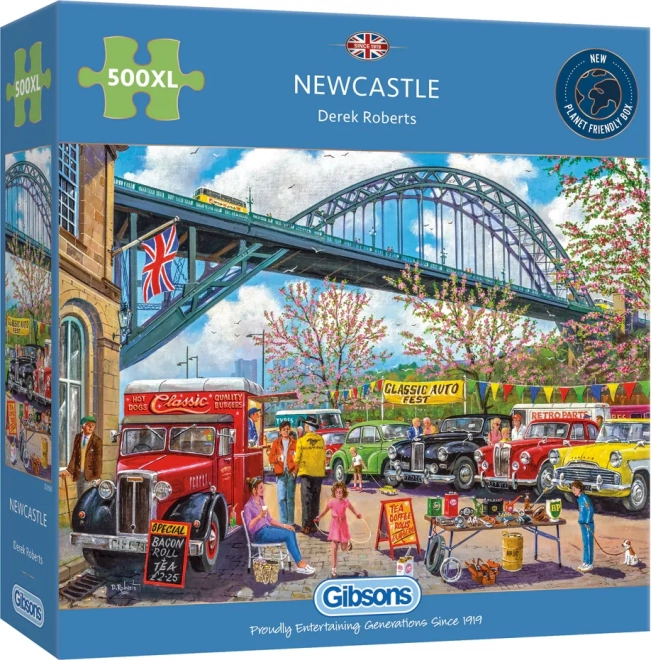 Puzzle Newcastle XL 500 kawałków od Gibsons