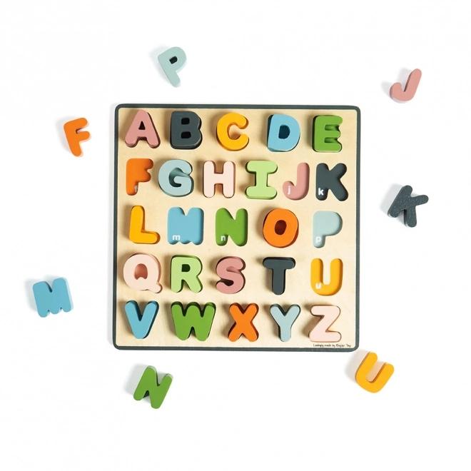 Bigjigs Toys Drewniane puzzle duże litery - ABC