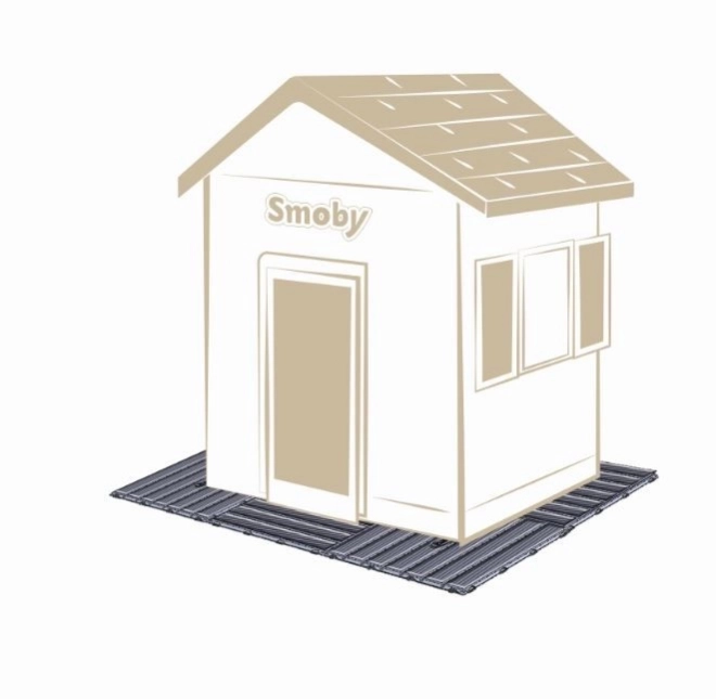 Pokrycie podłogowe pod domek ogrodowy - 6 sztuk