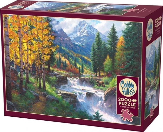 Puzzle Wzniosła Góra Rocky Mountain 2000 elementów