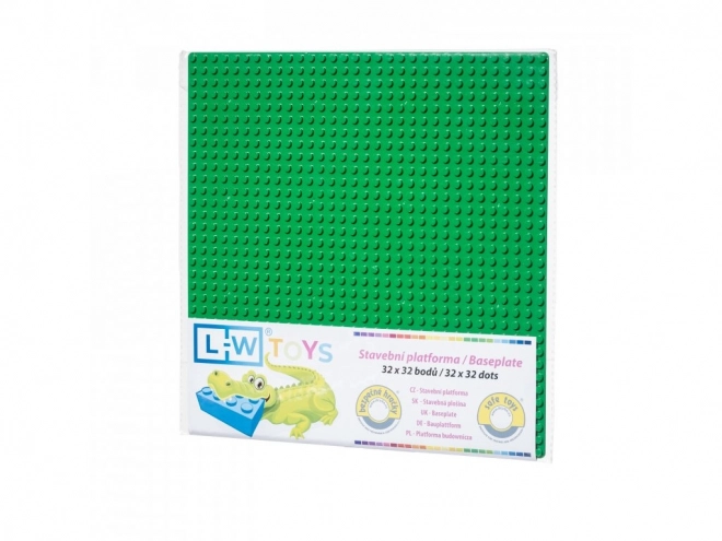 L-W Toys Płyta bazowa 32x32 ciemnozielona