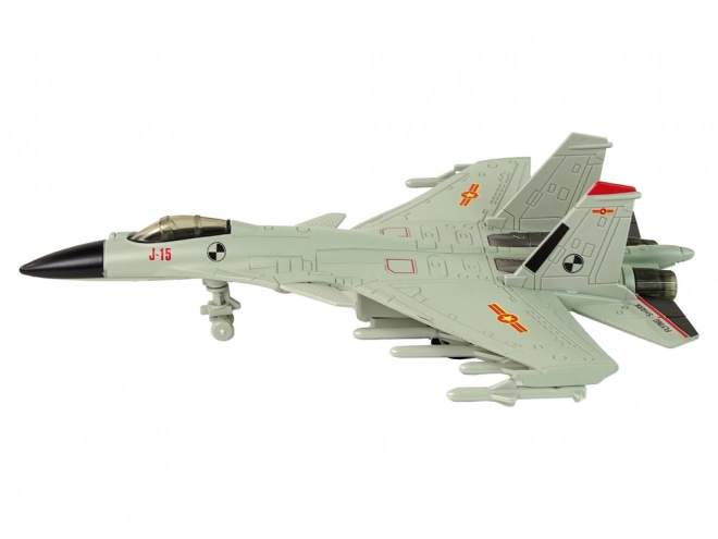 Myśliwiec z napędem ciernym 1:72 szary