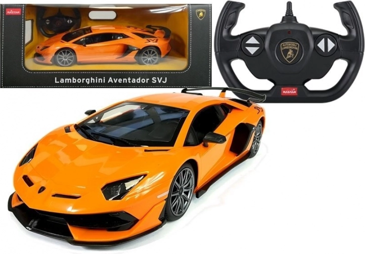 RC auto LAMBORGHINI Aventador Rastar 1:14 pomarańczowe
