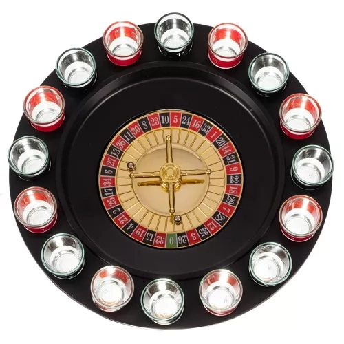 Imprezowa ruleta + kieliszki
