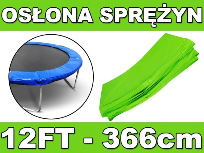 Osłona krawędziowa sprężyn SkyRamiz Zielona do trampoliny ogrodowej 366 cm/12FT