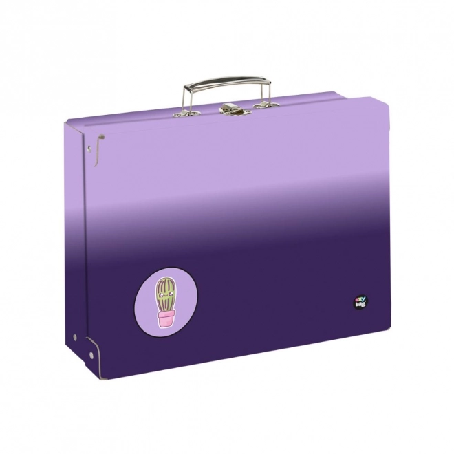 Teczka na przybory szkolne OXY NEXT Ombre Purple, format A4