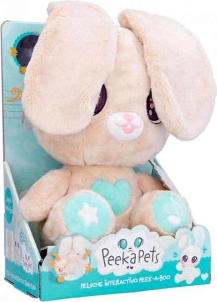 Interaktywny pluszowy króliczek Peekapets 45 cm
