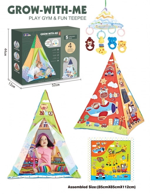 Chipolino namiot do zabawy 2w1 Journey