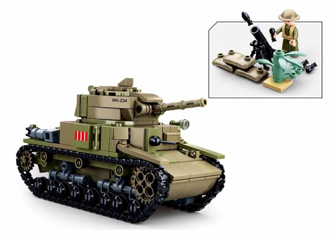 Sluban Army M38-B0711 Średni włoski czołg 2w1