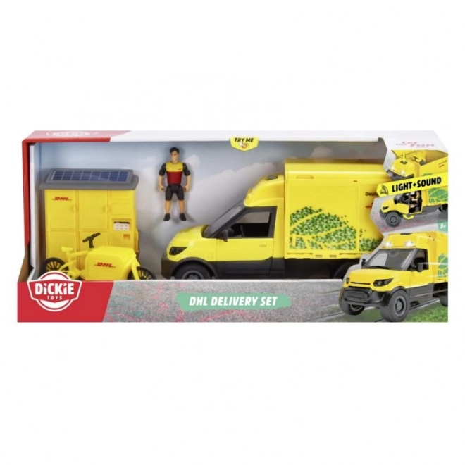 Zestaw z pojazdem DHL 25 cm Miasto