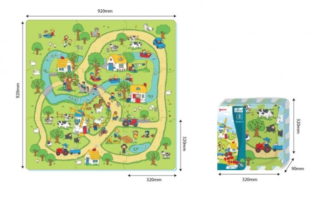 Mata Puzzle Życie Wiejskie
