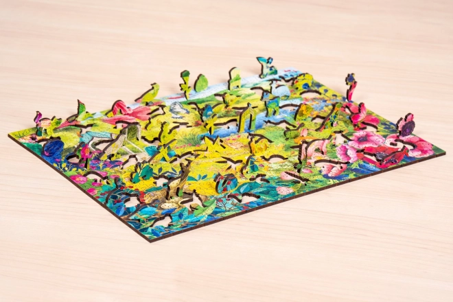 Drewniane puzzle Dziki ogród 500 części