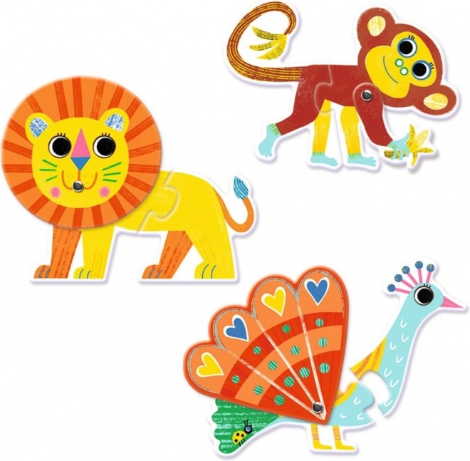 DJECO Puzzle Duo Zwierzątka