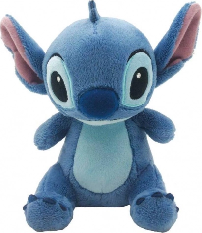 Stitch siedząca pluszowa zabawka niebieska 18 cm