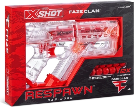 X-Shot FaZe Respawn kulkowy blaster 12 kulek