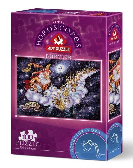 Puzzle Znak zodiaku Wodnik 100 kawałków