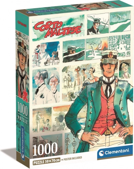 Puzzle 1000 kawałków Corto Maltese: Żeglarz przygodowy