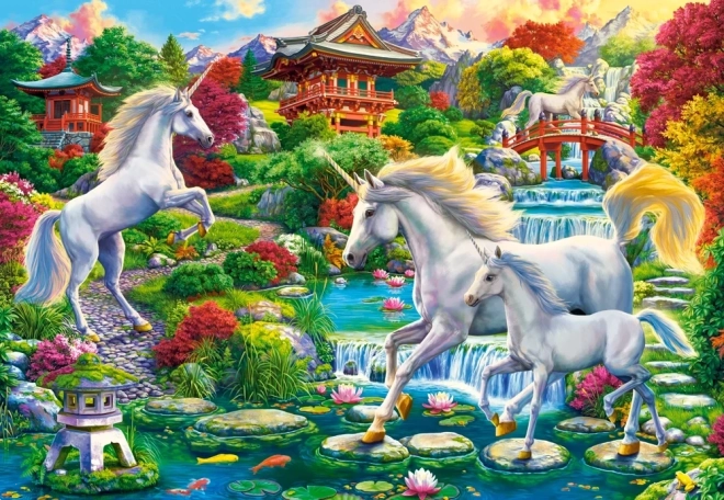 Castorland puzzle Ogród jednorożców 1500 elementów