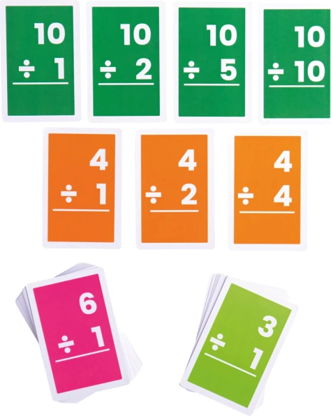 Bigjigs Toys karty do dzielenia 1–10