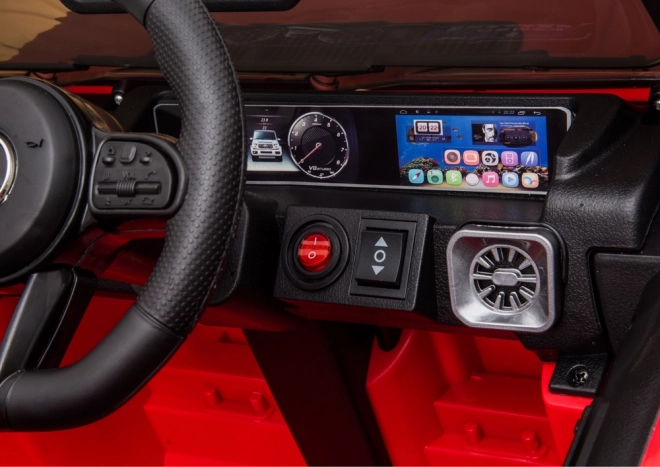 Dziecięcy samochód na akumulator Mercedes G63 czerwony