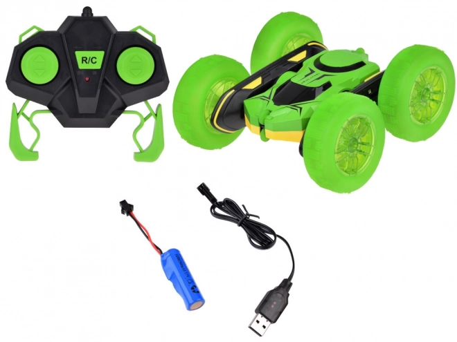 Cudowny samochód Stunt Car z kołami LED