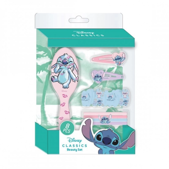 Zestaw akcesoriów do włosów Stitch 8 szt.