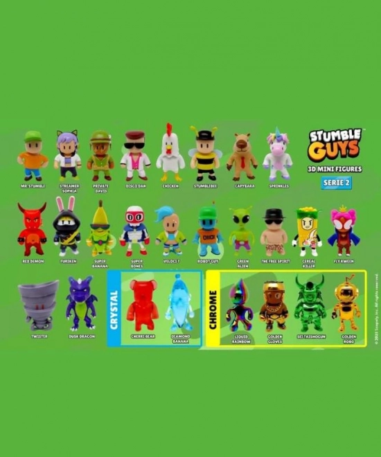 Okienko Stumble Guys z 3 figurkami