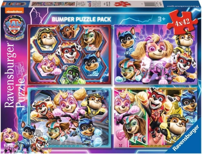 Puzzle Psi Patrol: Wielki film 4×42 elementy