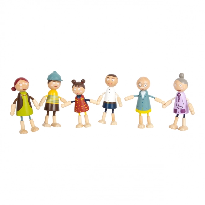 Small Foot Drewniane postacie Rodzina