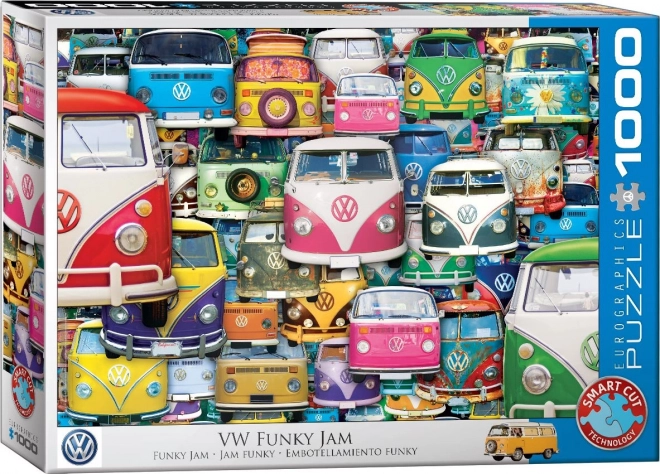 EUROGRAPHICS Puzzle Volkswagen Bus: Funky Jam 1000 elementów