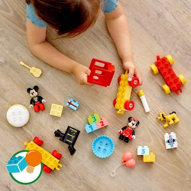 LEGO 10941 DUPLO Urodzinowy pociąg Mickey’ego i Minnie